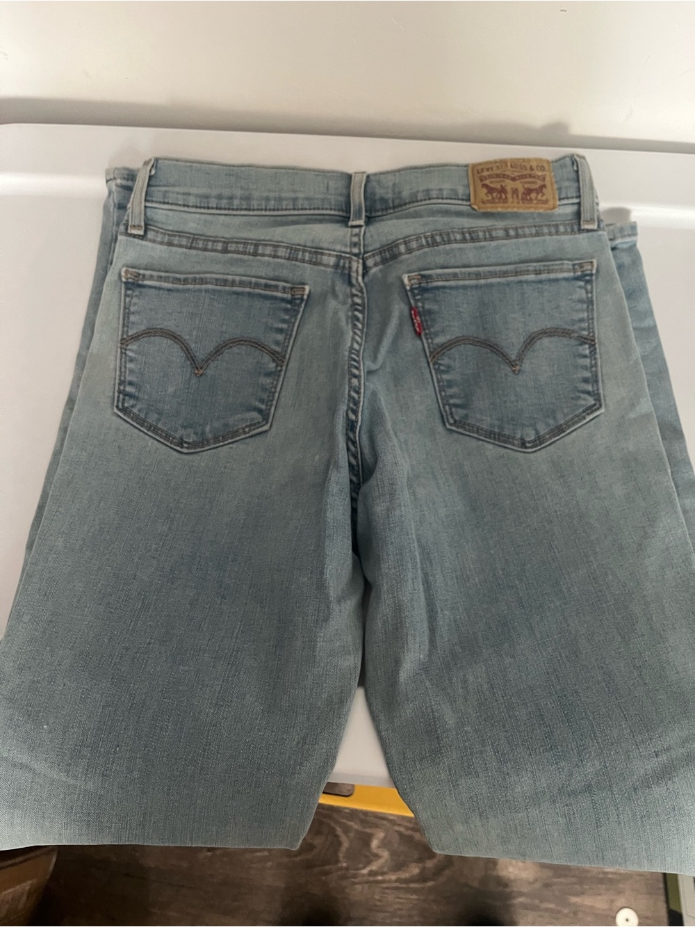 Levi's 710 Super Skinny Light Blue Denim Jeans for Women